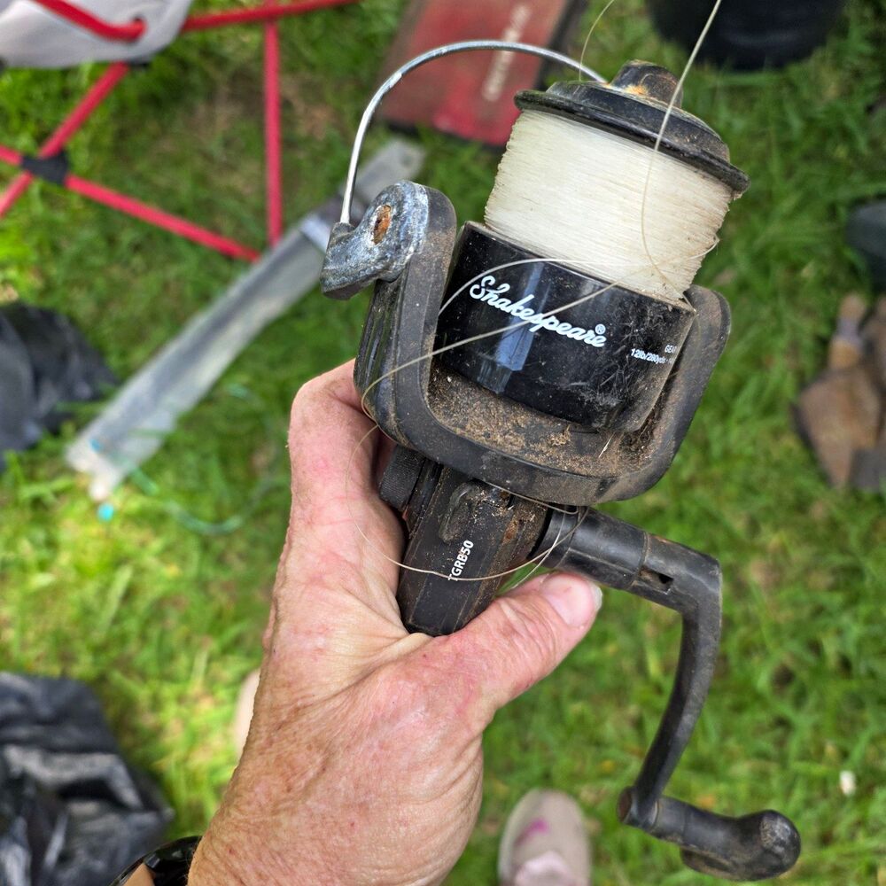 Shakespeare Tiger TGRB50 Vintage Spinning Fishing Reel for Freshwater